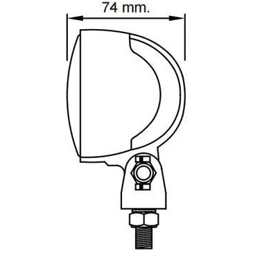 Round High Power LED Work Lamp - AMAIreland - 