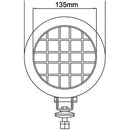 Round Work Lamp with Plastic Grill - AMAIreland - 