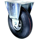 Rubber Castor Pneumatic Wheels on Steel Rim - AMAIreland - 