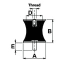Mounting Bush (Male - Female) M8 Thread