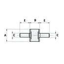 Mounting Bush (Male - Male) M10 Thread
