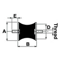 Mounting Bush (Male - Male) M6 Thread