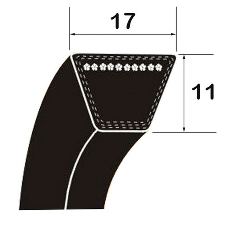 B55 Rubberized "Smart Line" Belt