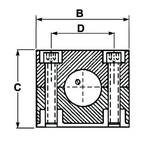 Single Hose Clamp - Ø 25mm - AMAIreland - 