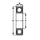 Spherical Bearing with Oil Hole - 1726209-2RS - AMAIreland - 