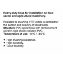 Spiral Hose (50mt) - “Ali-Flex” - Inner ø 1 1/4" - AMAIreland - 