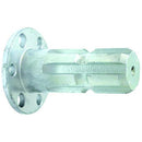 Splined Shaft with Flange & Bolt Holes - Diameter 70mm