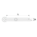 Split Pin - 6mm x 80mm - AMAIreland - 
