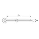 Split Pins - 6MM x 80MM
