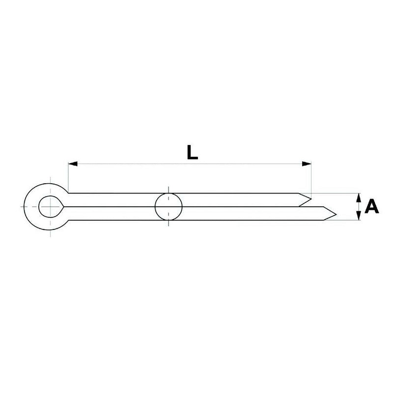 Split Pin - 7mm x 60mm - AMAIreland - 