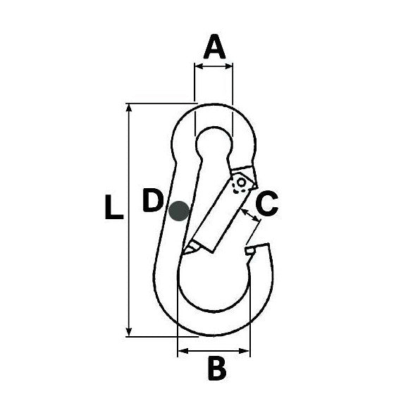 Spring Catch - Galvanised - L 60mm - AMAIreland - 