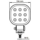 Square High Power LED Work Lamp - AMAIreland - 