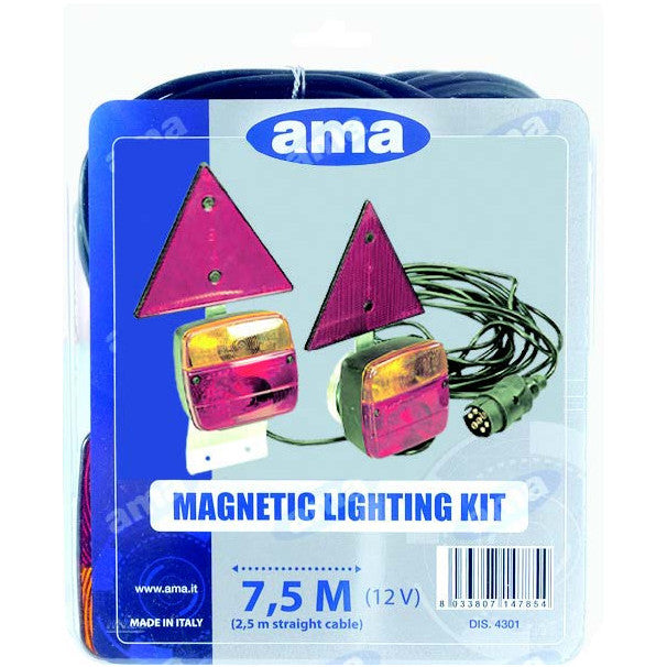 Standard Magnetic Light Kit - 7.5mt Cable - AMAIreland - 