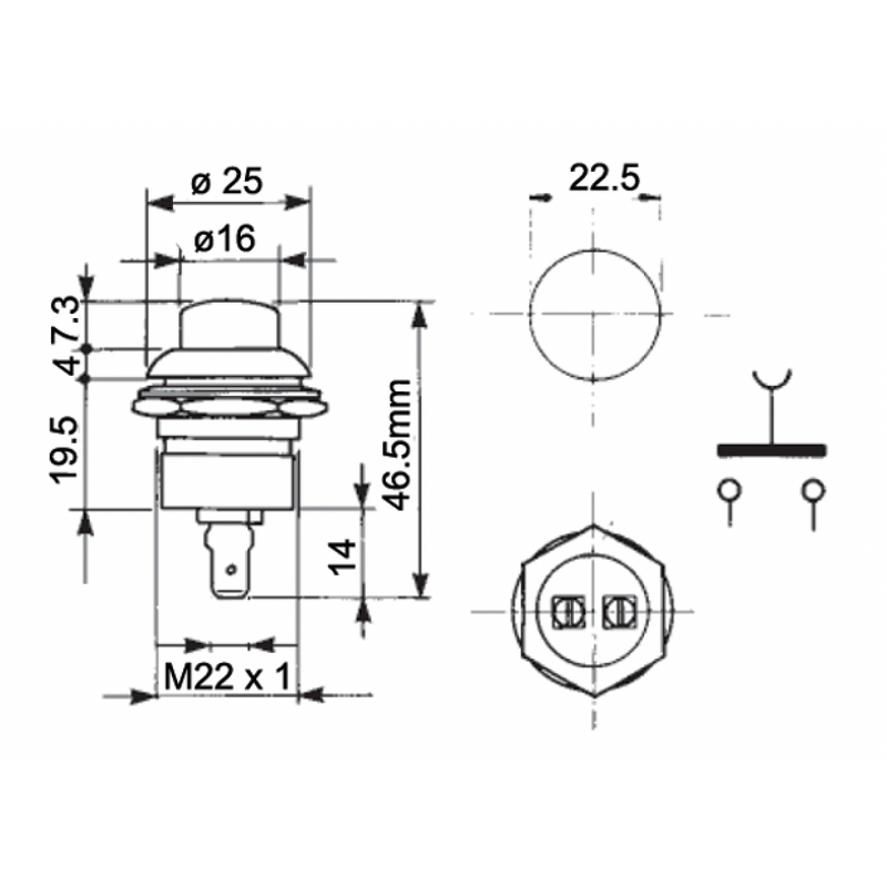 Starter Button - AMAIreland - 