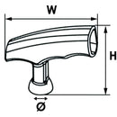 Starter Handle with 3mm Cord & Spring - AMAIreland - 