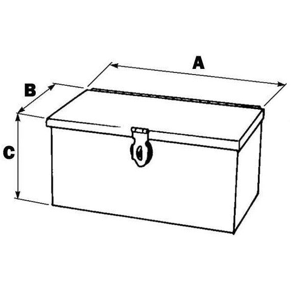 Steel Tool Box - Height 150mm - AMAIreland - 