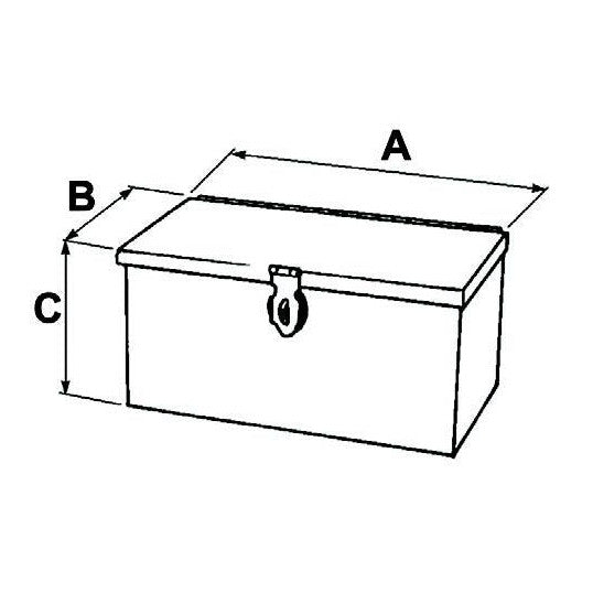Steel Tool Box - Height 250mm - AMAIreland - 