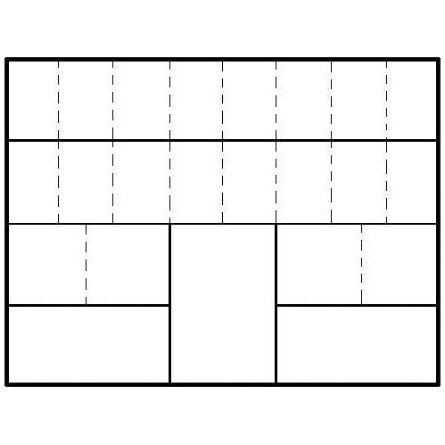 Storage Box with Handle & Removable Dividers - AMAIreland - 