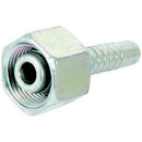 Straight Female Insert - Metric 24° Seat -Hose Size 1/4"