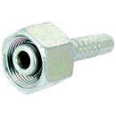 Straight Female Insert - Metric 24° Seat -Hose Size 3/8"