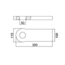 Straight Hitch Eye - Heavy Duty Type - AMAIreland - 