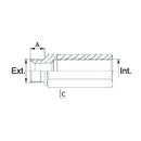 Stud for Automatic Check Valve - 1/4" BSP