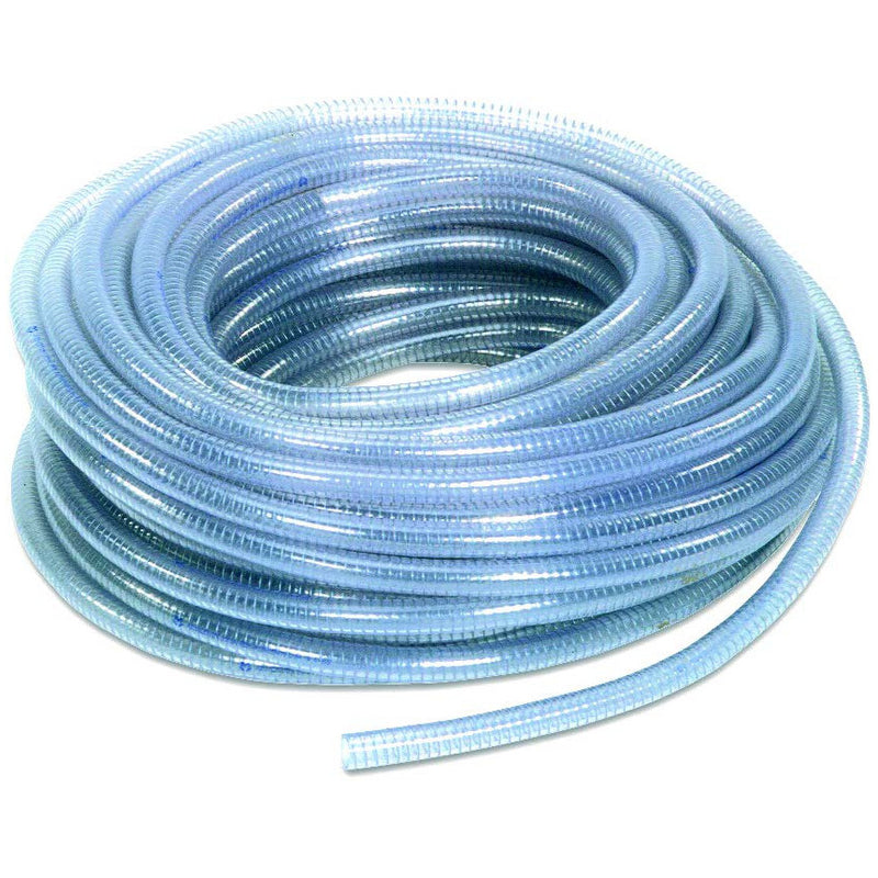 Suction Hose - Transparent with Steel Spiral - 60mm - 2 1/2" - AMAIreland - 