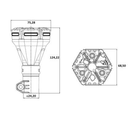 LED Pole Beacon (Impact Resistant)