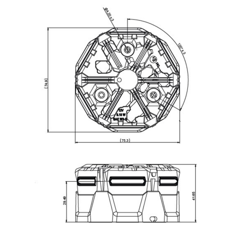 LED Magnetic Beacon (Impact Resistant)