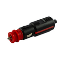 Lighter plug with LED power indicator