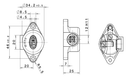 12 / 24V 2 Pole Socket