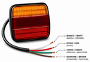 LED Rear Lamp  -  12 & 24V