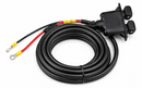 Power Cable with Dual 3 Pin Socket