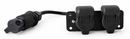 Power Cable with 3 Pin Plug & 3 Pin Socket