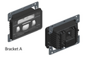 2 Piece LED Headlight Kit - with 3 Brackets for Multiple Applications