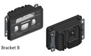 2 Piece LED Headlight Kit - with 3 Brackets for Multiple Applications
