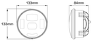 LED Tractor Headlamp - with 5 Location Mounting Bracket Kits