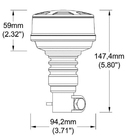 LED Beacon 12/24V Flexible pole