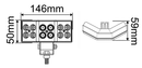 Rectangular High Power LED Work Lamp