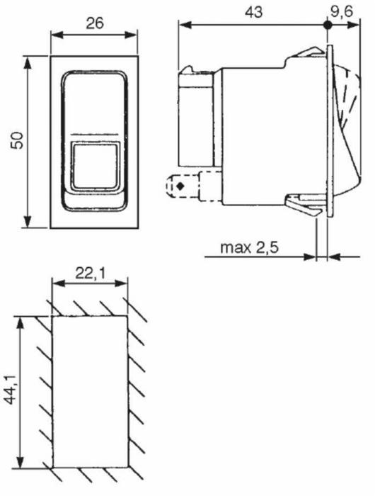 Rocker Switches - 12V Beacon