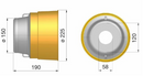PTO Cone Ø: 225mm x L 190mm