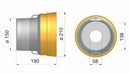 PTO Cone Ø: 200mm x L 190mm