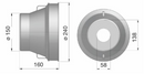 PTO Cone Ø: 240mm x L 160mm