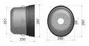 PTO Cone Ø: 280mm x L 297mm