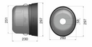 PTO Cone Ø: 297mm x L 230mm
