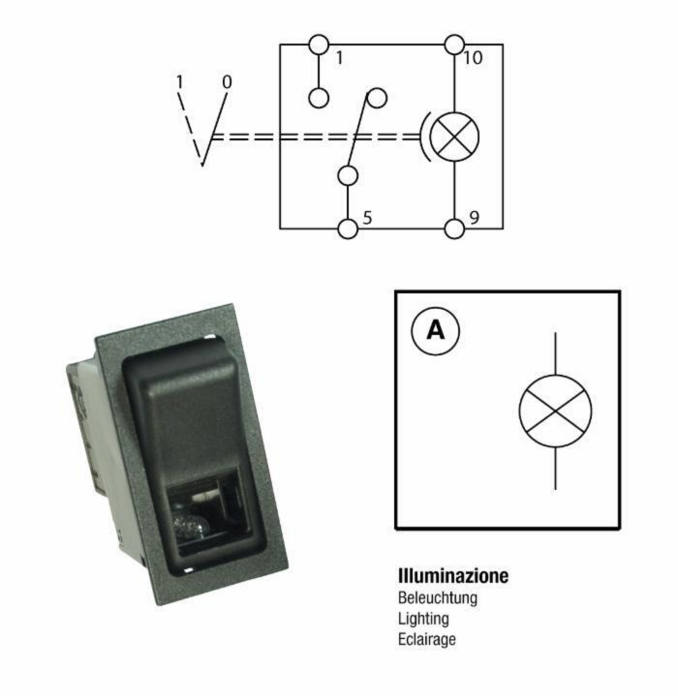 Rocker Switches - 12V Beacon