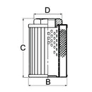 Threaded Suction Filter 1/2"BSP - 60 μ - AMAIreland - 