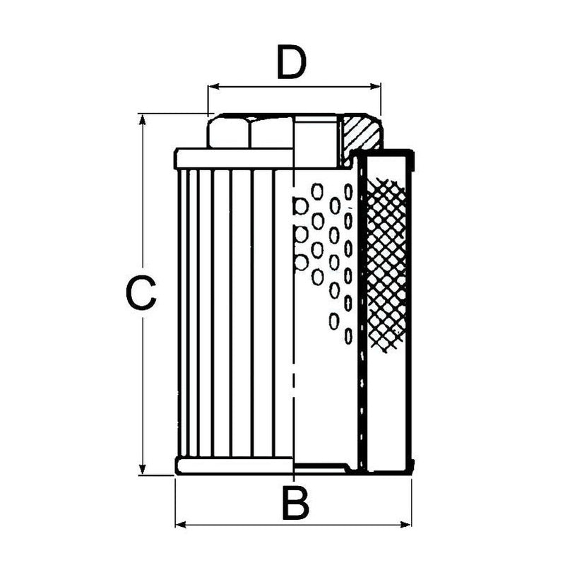 Threaded Suction Filter 1/2"BSP - 60 μ - AMAIreland - 