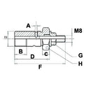 Throttle Screw 3/8"BSP - AMAIreland - 