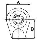 Top Link Ball End - Weld on Type 50mm Base - Ø 25.4mm - AMAIreland - 